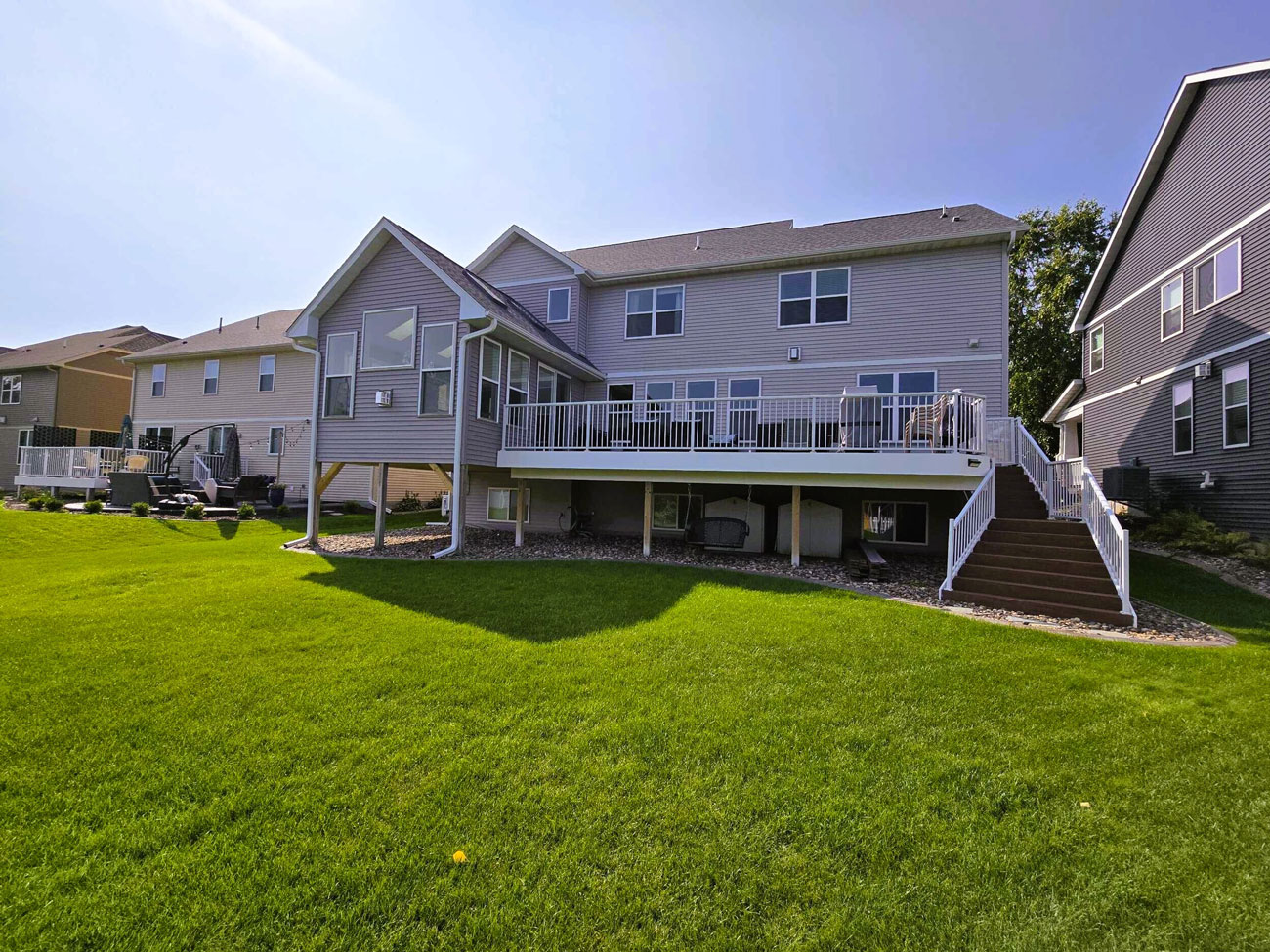 Completed home addition by BN Builders