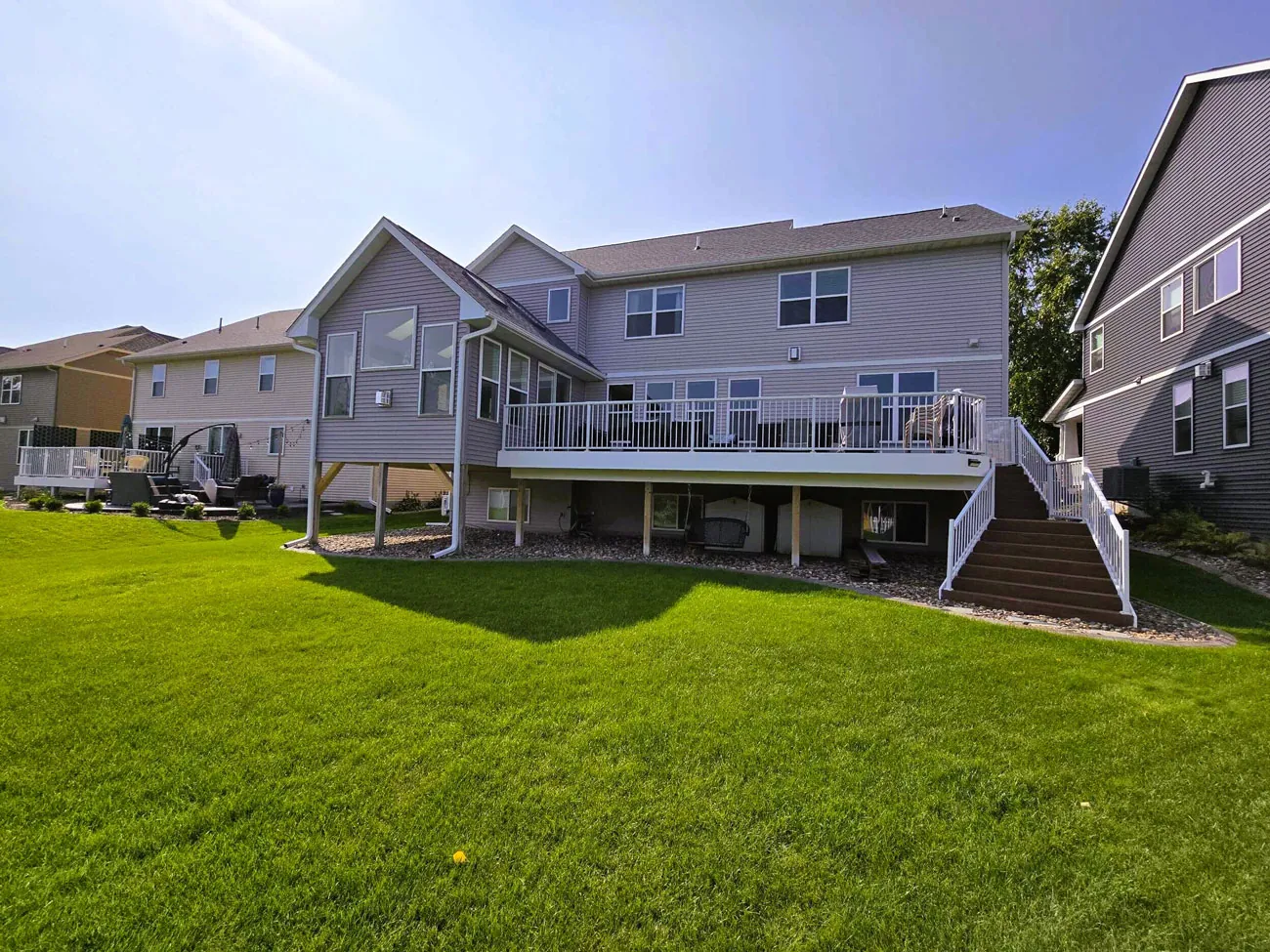 Completed home addition by BN Builders