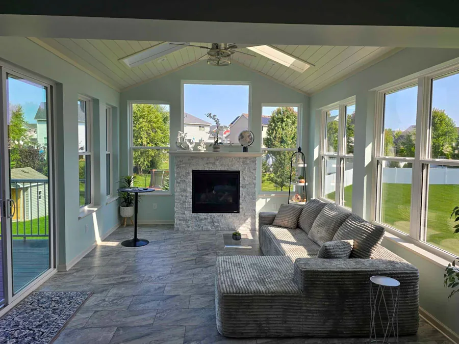 Porch built by BN Builders