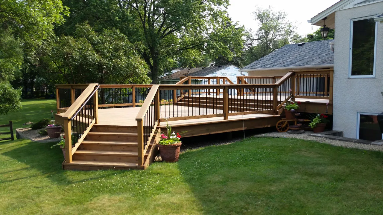 Deck built by BN Builders