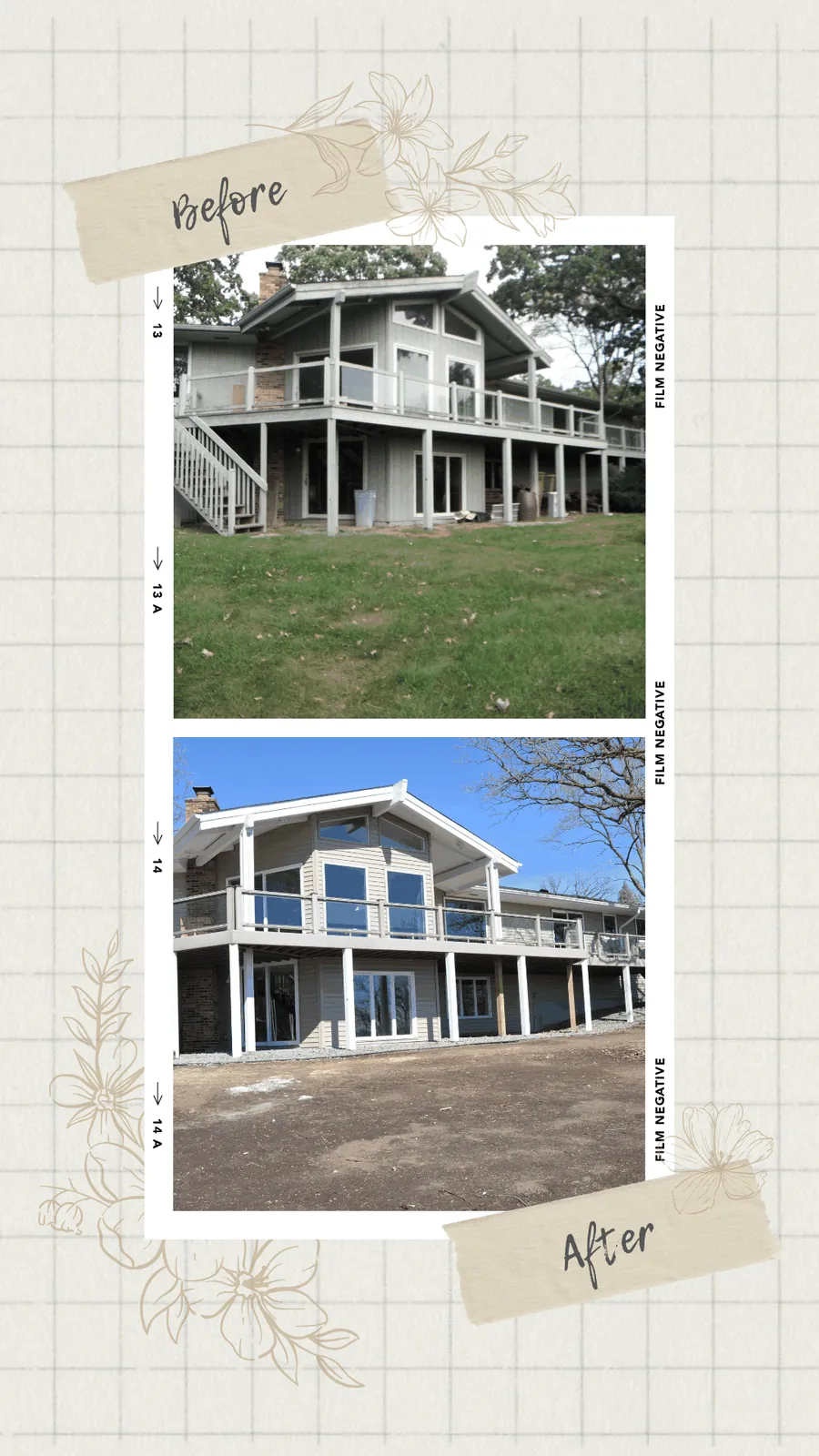 Deck upgrade before after inver grove heights MN by BN Builders