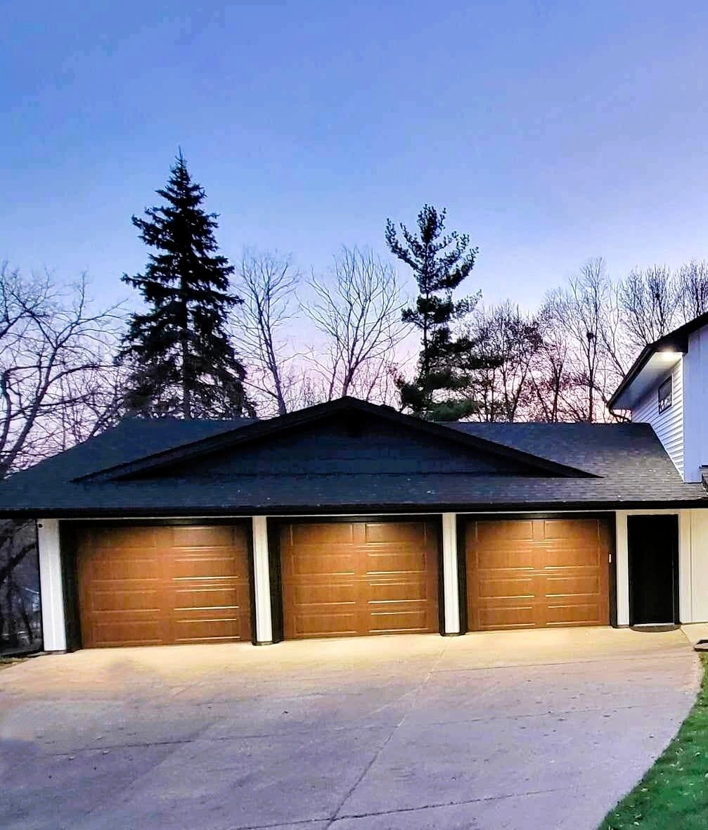 Three-car garage addition, Faribault MN by BN Builders