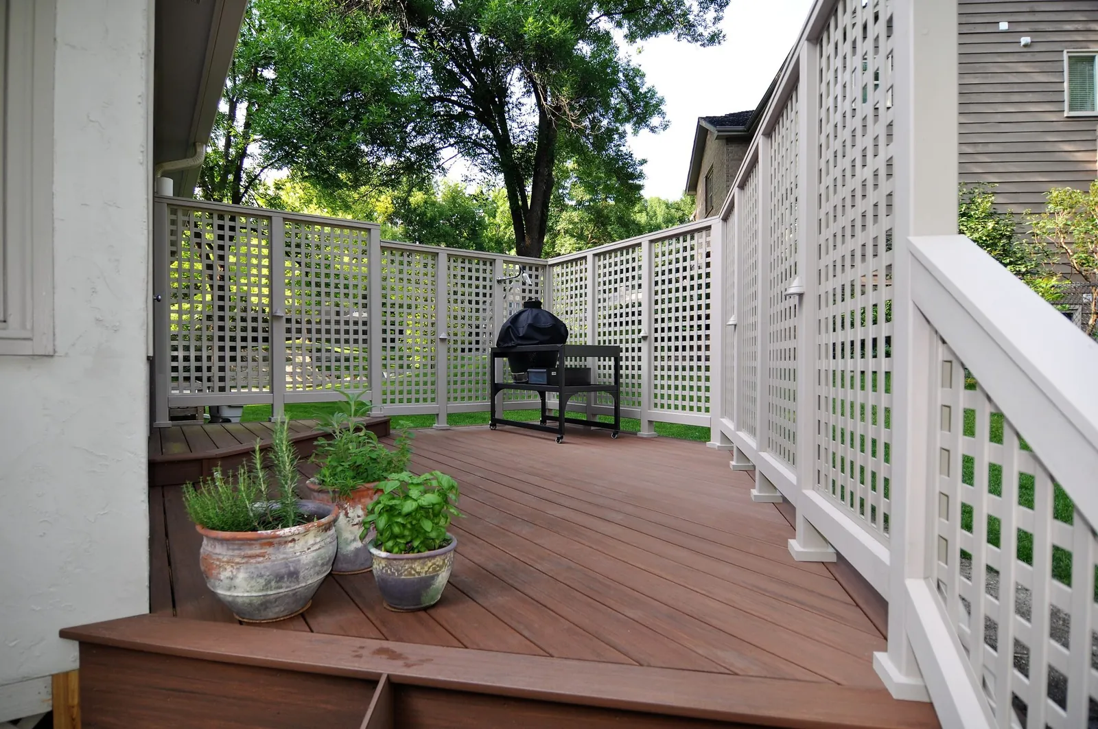 Timbertech mahogany after wayzata MN by BN Builders