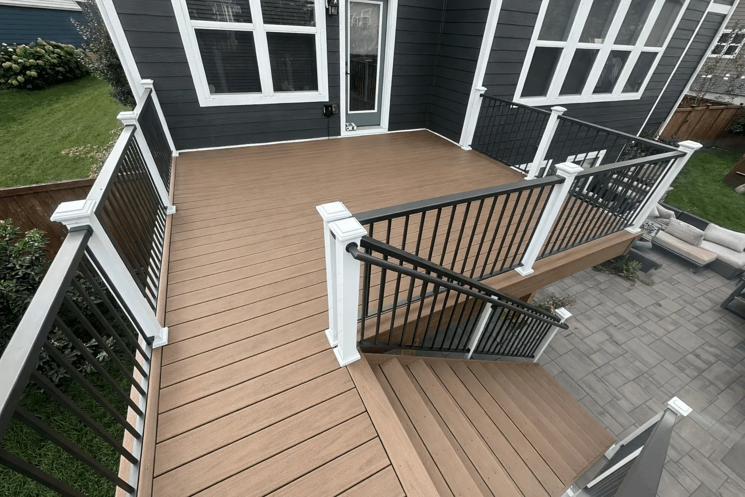 Trex deck after bloomington MN by BN Builders