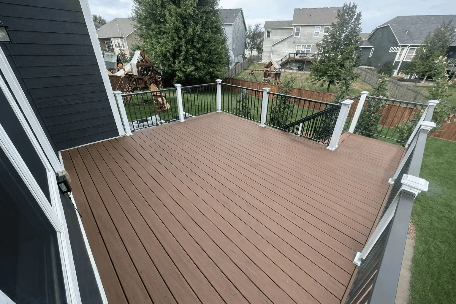 Trex deck after bloomington MN by BN Builders