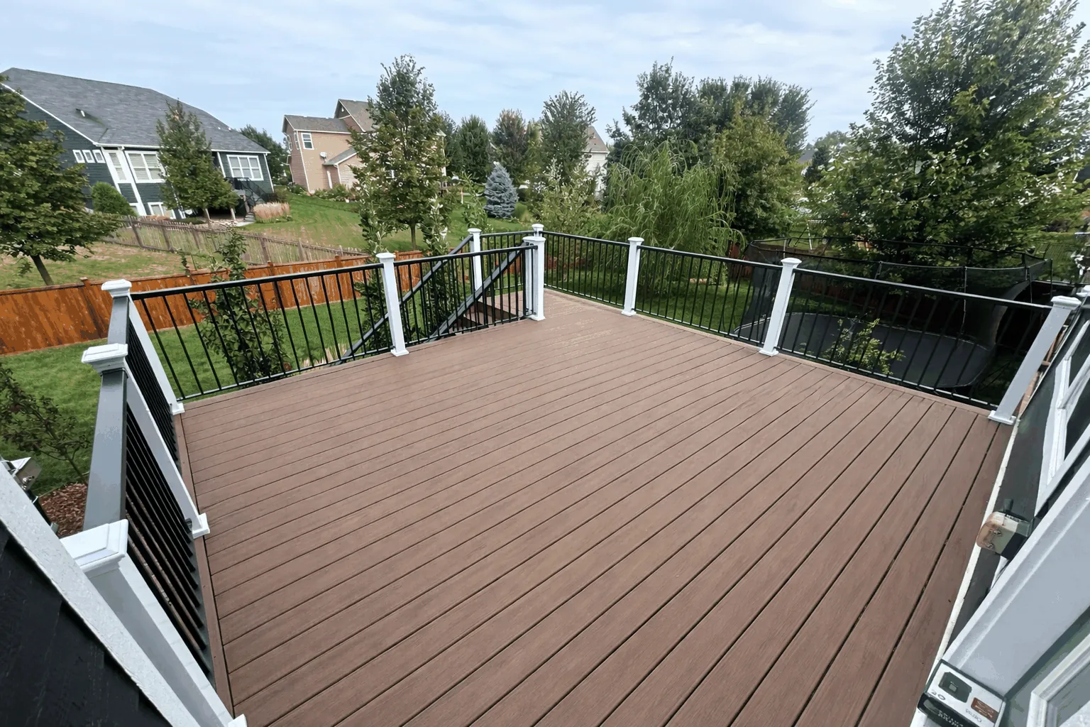 Trex deck after bloomington MN by BN Builders