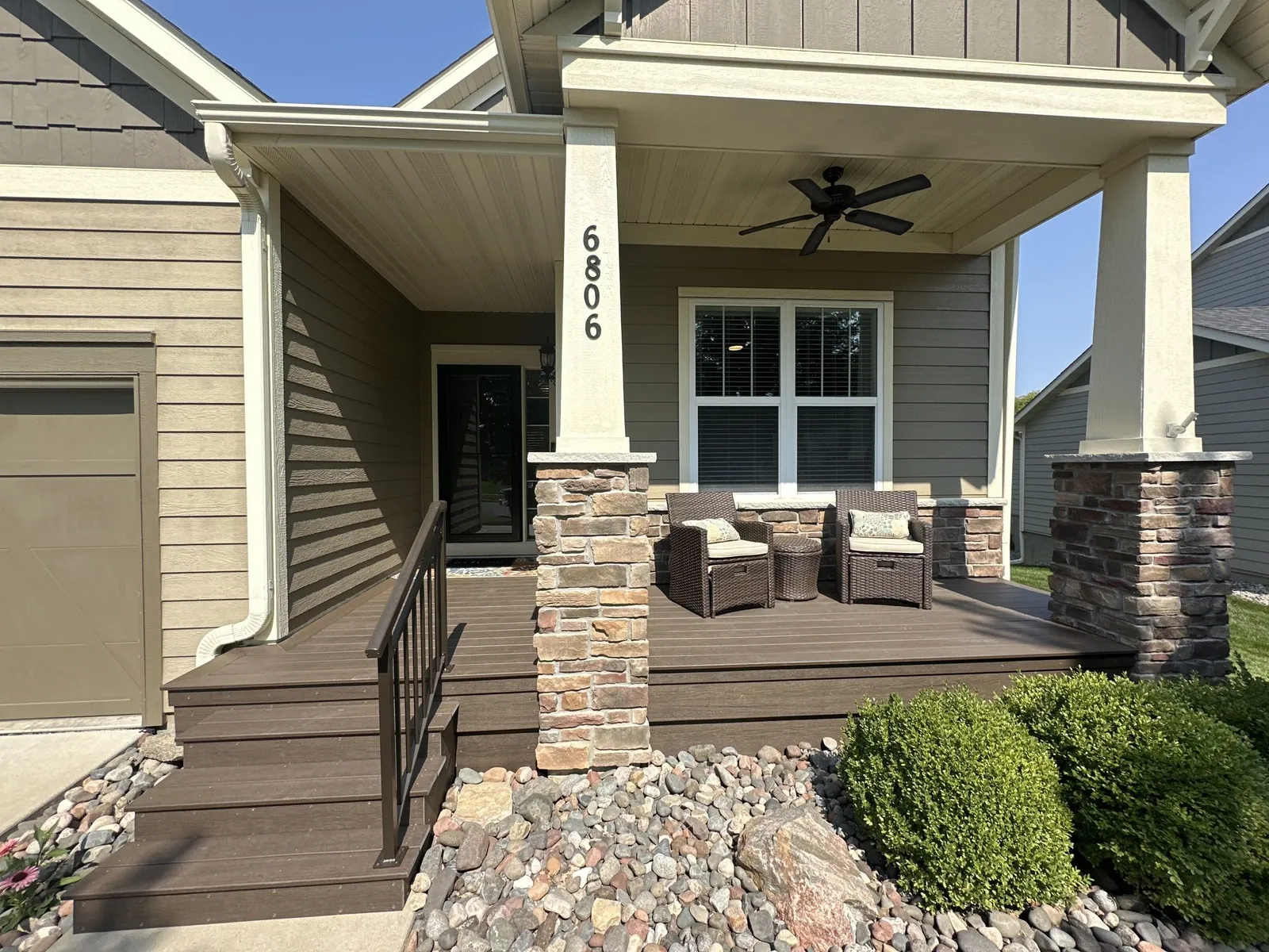 Trex deck after bloomington MN by BN Builders
