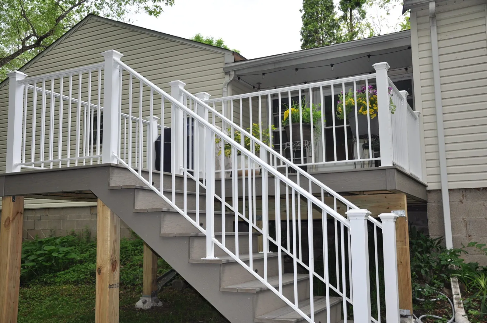 Trex deck after edina MN by BN Builders
