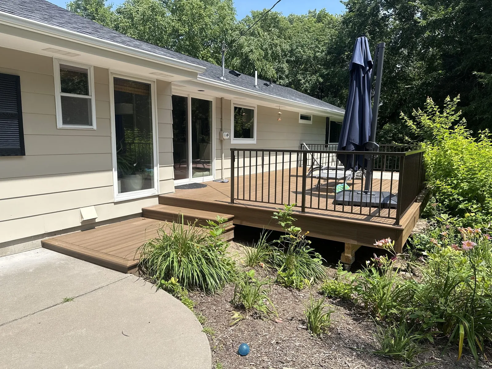 Trex deck after minnetonka MN by BN Builders
