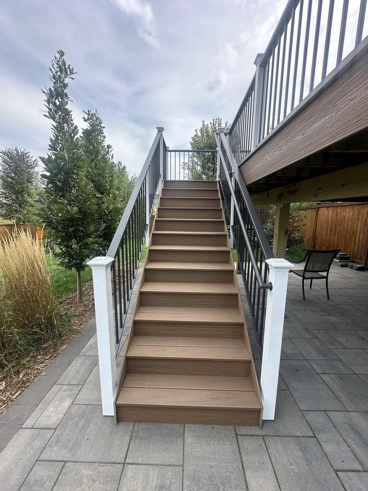 Trex deck stairs bloomington MN by BN Builders