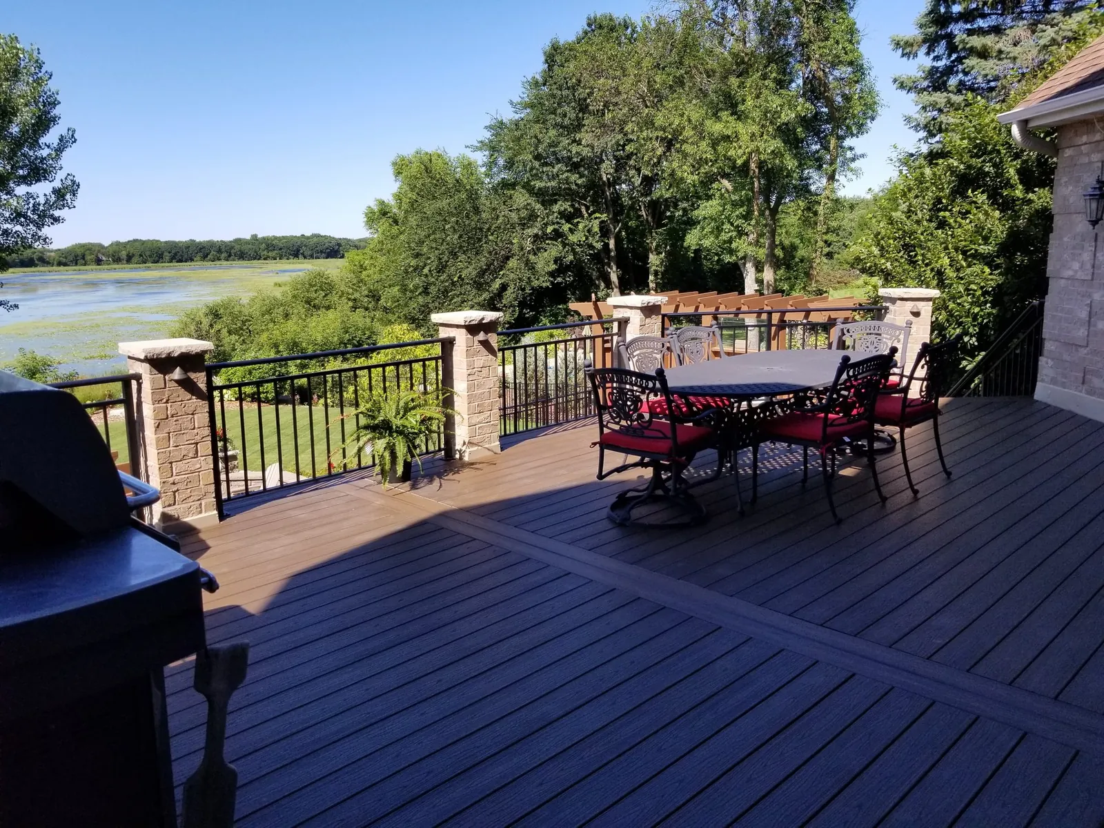 Trex transcends deck after eden prairie MN by BN Builders