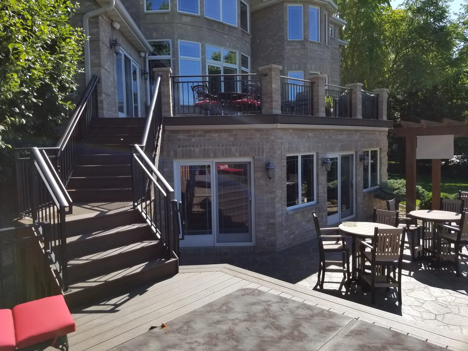 Trex transcends deck after eden prairie MN by BN Builders