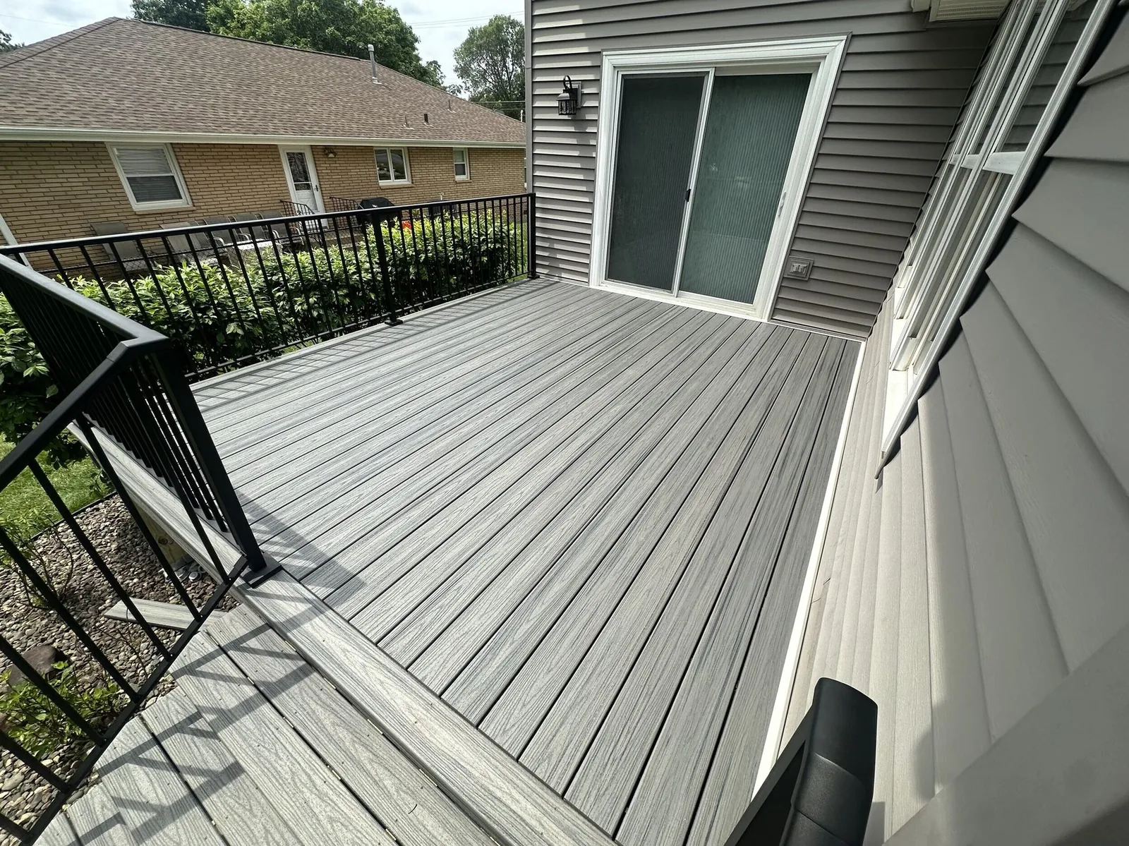 Tropical island mist trex transcend deck after lakeville MN by BN Builders