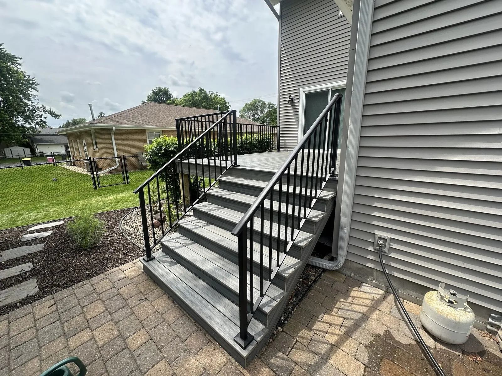 Tropical island mist trex transcend deck after lakeville MN by BN Builders