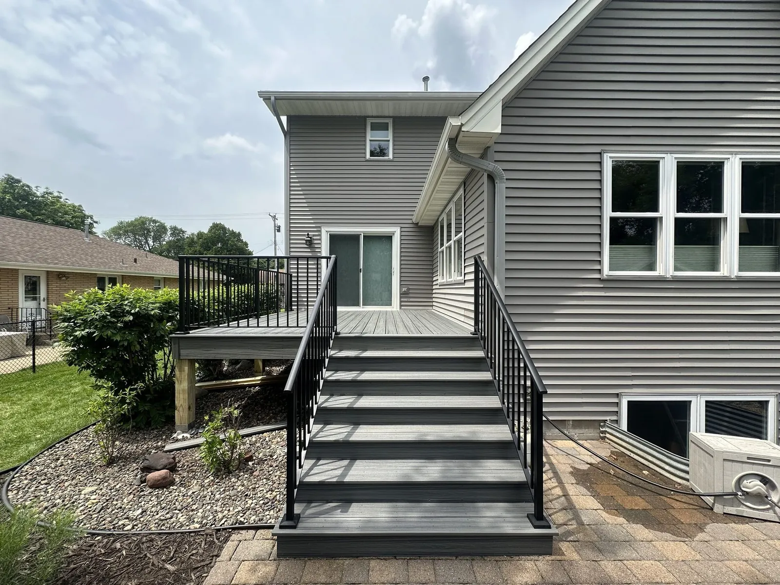 Tropical island mist trex transcend deck after lakeville MN by BN Builders